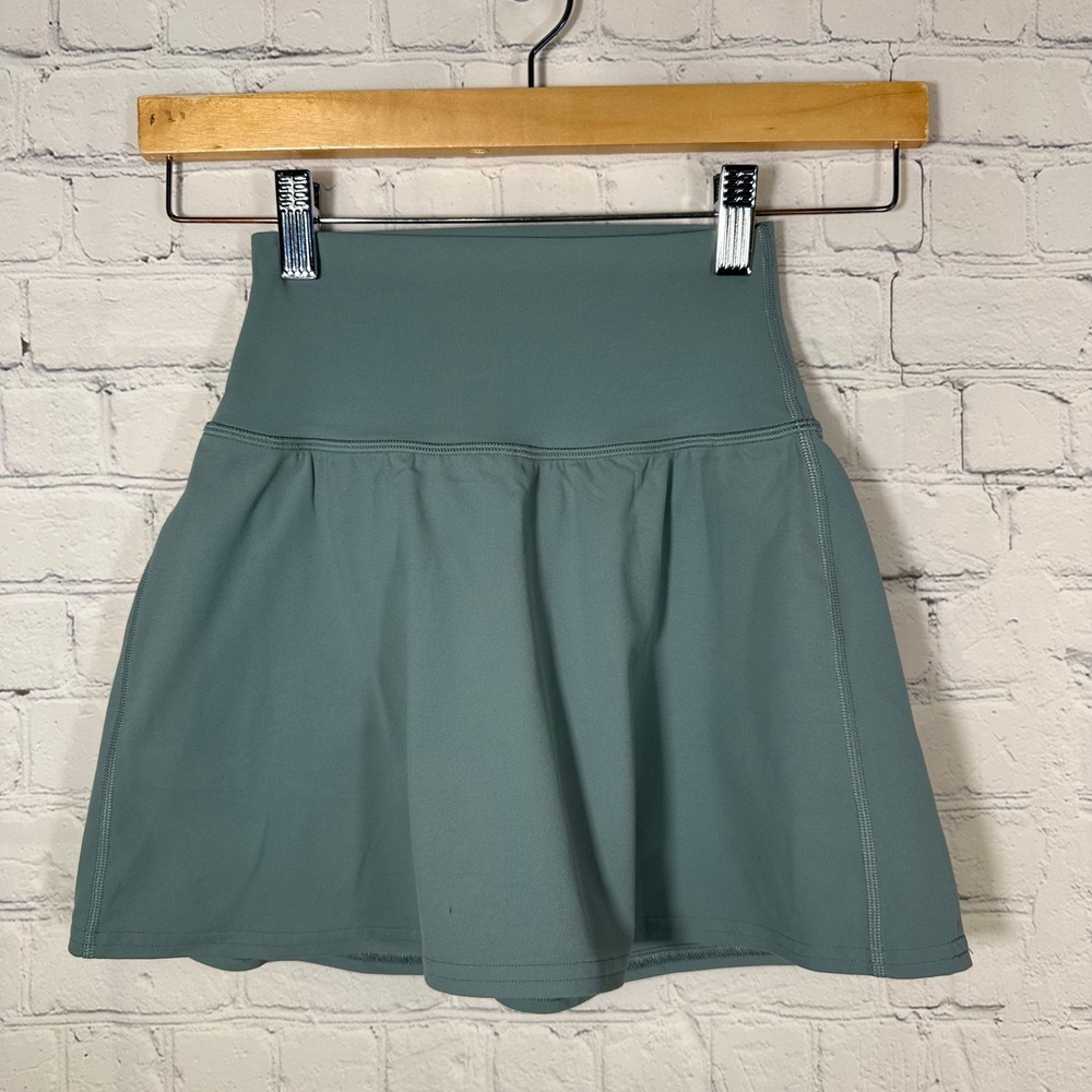 Lululemon Align High-Rise Skirt Tidewater Teal Size 2 LW8ALWS Tennis Golf
